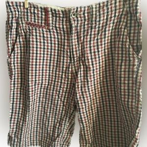 Nautical Men’s plaid shorts size 32